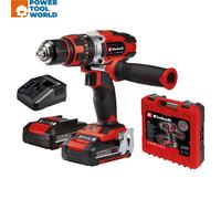 Einhell TE-CD 18/48 Li-i 18v Cordless Combi Drill 2 x 2ah Li-ion Battery Charger Case