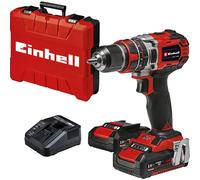 Einhell 4513940 Power X-Change 18V, 50Nm Cordless Combi Drill | 3-in-1 Brushless Drill, Impact Drill and Screwdriver | With 2 x 2.0 Ah PXC Batteries, 24.0 cm*19.0 cm*7.5 cm