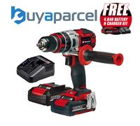 Einhell Cordless Drill Driver with 2x Batteries and Charger 18V Power X-Change