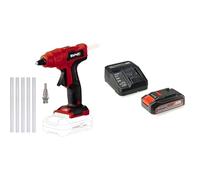 Einhell TE-CG 18 Li Power X-Change 18V Cordless Hot Glue Gun With Battery And Charger | Battery Glue Gun For Crafting, DIY, Woodwork, Repair | Rechargeable Glue Gun Kit With 5 x 11mm Glue Sticks