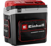 Einhell Battery-Powered Cool Box TE-COL 18/27 Li-Solo Power X-Change (18 V, 27 litres, for Cooling and Keeping Warm, Hybrid 12 V for Car, 230 V Power Connection, incl. Pockets, Without Battery)
