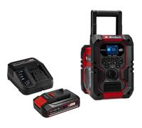 Einhell TE-CR 18 Li DAB+/FM/BT 18v Cordless Radio 1 x 2.5ah Li-ion Charger No Case