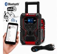 Einhell Te-Cr Pxc 3407995 Digital Dab Site Radio + Bluetooth Speaker + Cable