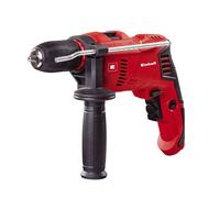 Einhell 4259610 Impact Hammer Drill TE-ID 500 E | 3-in-1 Combi Drill - Drilling / Percussion Hammer Drilling / Screwing | Slim Design, Soft Grip, Electronic Speed Control | Includes Hard Storage Case, Red, One size