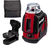 Einhell TE-LL 360 Cross Line Laser Level with Working Range of 20m | Digital Spirit Level, 360 Degree Horizontal And / Or Vertical Laser Line, Self-Levelling, LED Warning | Includes Storage Case