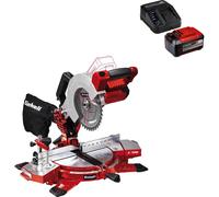 Einhell TE-MS 18/210 Li 18v Cordless Compound Mitre Saw 210mm 1 x 5.2ah Plus Li-ion Battery Charger No Case