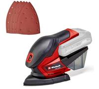 Einhell Multiple Sander TE-OS 18/150 Li - Solo Power X-Change (18 V, 24000 Min^-1 Oscillat. Speed, Dust Box, Incl. Six Sheets of Abrasive Paper, Vacuum Cleaner Adapter, Without Battery and Charger)