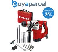 Einhell TE-RH 32 Rotary Hammer Drill 1250W 240V 4 Mode + Case + 8 Bits + Chuck