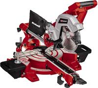 Einhell TE-SM 216 Dual Bevel Sliding Mitre Saw | Double Bevel Circular Saw, 305mm Drag, Laser, Dust Extraction, +/-45° Mitre, +/-47° Bevel | Saw With 60T Blade For Cutting Wood, Plastic