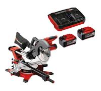 Einhell TE-SM 36/10 L Li 36v Cordless Sliding Compound Mitre Saw 254mm 2 x 5.2ah Li-ion Twin or Dual Battery Charger No Case