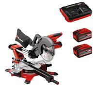 Einhell TE-SM 36/10 L Li 36v Cordless Sliding Compound Mitre Saw 254mm 2 x 8ah Li-ion Twin or Dual Battery Charger No Case