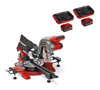 Einhell TE-SM 36/8 L Li 36v Cordless Sliding Compound Mitre Saw 216mm 2 x 6ah Li-ion Twin or Dual Battery Charger No Case