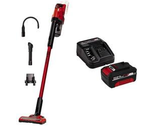 Einhell TE-SV 18 Li Power X-Change 18V Cordless Stick Vacuum Cleaner With Battery and Charger | Lightweight, Small, Compact Rechargeable Vacuum Kit Ideal For The Home, Car or Caravan