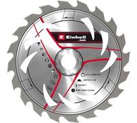 Original Einhell HM Saw Blade Hand Circular Saw Accessories (Diameter 165 x 20 mm, 24 Teeth, High-Speed Saw Blade, Ideal for Use with Battery-Powered Devices), 49584759, Silver