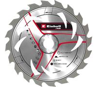 Original Einhell HM Saw Blade Hand Circular Saw Accessories (Diameter 165 x 20 mm, 24 Teeth, High-Speed Saw Blade, Ideal for Use with Battery-Powered Devices), 49584759, Silver