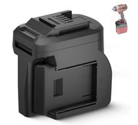 Einhell to Bosch Adapter, 2-in-1 Battery Adapter for Einhell 18 V 2 Pack Battery Works for Bosch Professional GBA 18 V Power Tool Simultaneously, More Power and Longer Work