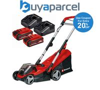 Einhell Power X-Change Cordless Lawnmower 36V - 34cm Cutting Width - With Battery And Charger - RASARRO 36/34 (2x3.0Ah)