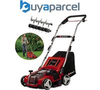 Einhell Power X-Change 36V Cordless Lawn Scarifier and Aerator - Brushless Motor, 35cm Raking Width, 3 Working Depths - (Battery Not Included)
