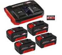 Einhell Twin 18V 36V Power X-Change Starter Kit 4X 4.0Ah Battery + Twin Charger