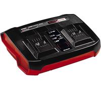 Einhell Power X-Change X-Twin Battery Charger 3A - Simultaneous Charging Of 2 Batteries - Universally Compatible With All Einhell 18V PXC Lithium-Ion Rechargeable Batteries