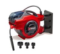Einhell Wall Mounted Retractable Hose Reel with 30m Hose 18V Power X-Change, Battery Powered Automatic Hose Retraction, Swivels 180°, Without Battery GE-HR 18/30 Li