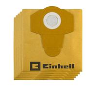 Einhell Wet and Dry Vac Bags Suitable for Einhell Wet and Dry Vacuum Cleaners with 30 Litre Containers, Pack of 5