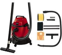Einhell Wet And Dry Vacuum Cleaner 1250W, 25L Heavy-Duty Plastic Tank, Wet-Dry Vacuum With Blow Function For Car, Garage, Workshop, Home/Artificial Grass Vac TC-VC 1825