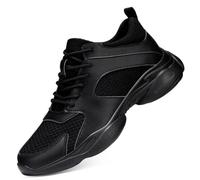 EinLasai Men’s Height Increasing Shoes: Invisible Elevator Shoes Add 3.1 Inches - Casual Work Sneakers for Social Events Black