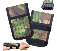 EinMAIQi 2Pcs Mini Crossbow Bolt Quiver Double-Sided Crossbow Arrow Quiver Arm Guard Can Hold 12pcs Mini Crossbow Arrows