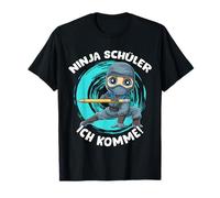 Einschulung School Ninja Ninja Schüler Ich Komme T-Shirt
