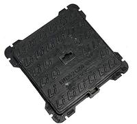EINSIDE Cast Iron Manhole Cover Class C250, Manhole Cover with Frame Certified UNI EN124-1/2, 60 x 60 cm