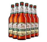 Einsiedler Pilsener Beer 4.9% ABV 6 x 500ml | Brewed with lean and refreshing, finishing crisp and satisfying, making it a perfect example, giving the beer a clear.