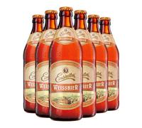 Einsiedler Weissbier | 6 x 500ml Glass Bottle | 5.2% ABV German Wheat Beer | Fruity Clove Notes | Hefeweizen Style | Chemnitz Brewery