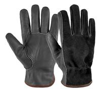 EINSKEY Gardening Gloves for Men Women, Tough Thorn Proof Leather Safety Work Gloves, Heavy Duty Rigger Protective Gloves with Strong Grip for Garden Yard Mechanic Welding