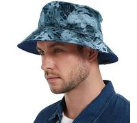 EINSKEY Reversible Camo Bucket Hat, Unisex UPF 50+ Cotton Sun Hat for Outdoor Beach Travel Golf Safari Fishing Travelling Hiking