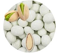 EinsSein 0,4 kg Sugared Almonds Chocolate Tartufini pistachio light green matt Chocolate Almonds wedding sugar sweets almond dragees christmas baptism dragee cake balls candy coated sweet weddings