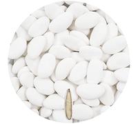 EinsSein 0,5kg Avola Exclusiva white matt sugared sugar sweets almond dragees baptism dragee cake balls candy coated sweet for weddings favours gift box sugred fillers chocolate chocolates surgred