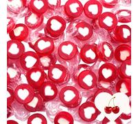 EinsSein 0.5kg Rock Heart Sweets Red White | Candy Bar Decorations for Wedding Baptism Baby Shower Communion Valentine’s Day | Perfect Candy Table Party Treats