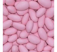 EinsSein 1kg Sugared Almonds Gracile midi pink matt Wedding sugar sweets almond dragees baptism dragee cake balls candy coated sweet for weddings favours gift box sugred fillers chocolate chocolates