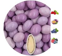 EinsSein Chocolate Almonds Mixed Flavors lillac-purple glossy 1kg | 160 pieces Sugar Candy Coated Jordan Almond | Dragees for Weddings Baptism & Party Favors (Gift Box Fillers) | Wedding favours