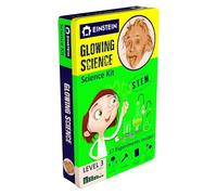 Einstein's Glow in Dark Science Kit for Kids.STEM for Boys and Girls Ages 8 and Up.18 Exciting Experiments Inside.Includes Detailed Picture Guide.