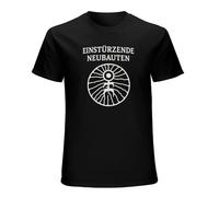 Einsturzende Neubauten Men's Cotton Fashion Performance Basic Short Sleeve t-Shirt Size S Black