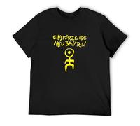 Einsturzende Neubauten T-Shirt Graphic Men Short Sleeve Men Cotton Casual T-Shirt Black Tee Shirt Black L