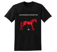 Einsturzende Neubauten Tee Shirts Graphic T-Shirts Graphic Men's Basic Short Sleeve Cotton Casual T-Shirt Black Size 3XL