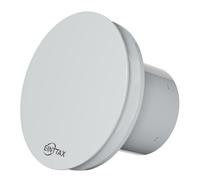 EINTTAX 100mm Silent Bathroom Extractor Fan with Round Baffle, 95m³/h Powerful Bathroom Fan, Wall/Window/Ceiling Mounted Extractor Fan for Kitchen Garage Toilet, 12W, IPX4 Waterproof, White