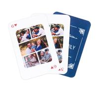 EinzigGeschenk Personalised Poker Cards - High-Quality Poker Cards with Photos, Texts & Design - Customisable Gifts for Wedding, Party, Christmas & More (5 Photos)