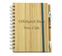 EIO Gifts Personalised Eco-Friendly Bamboo Notebook & Pen Gift Set | Motivational Diary, Perfect Eco-Friendly Gift for Men, Women, Teachers, Colleagues, Planner | Gift for any Occasions