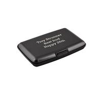 EIO Gifts Personalised Glossy Black RFID Debit/Credit Card Holder - Custom Engraved Text