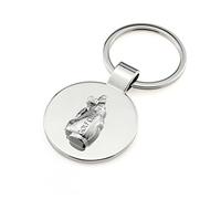 EIO Gifts Personalised Golf Bag/Golfer Keyring in Presentation Box - Engraved with Your Custom Text