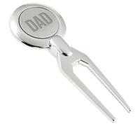 EIO Gifts Personalised Golf Divot Tool, Green Repair Fork, Ball Marker - Custom Golf Accessories for Men, Golf Lovers and Golf Clubs - Lightweight Sturdy Engraved Golf Tool - Boxed